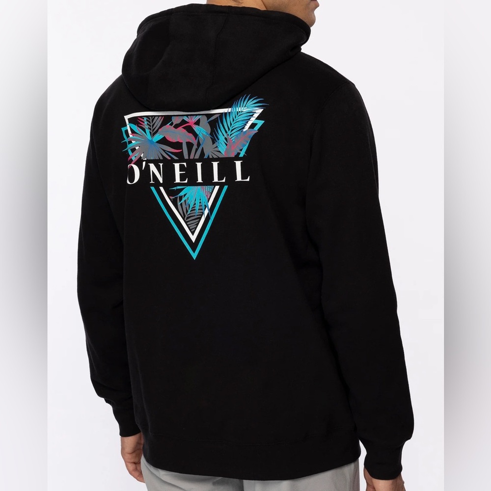 O'Neill Black and Blue Men's Crewneck Sweater